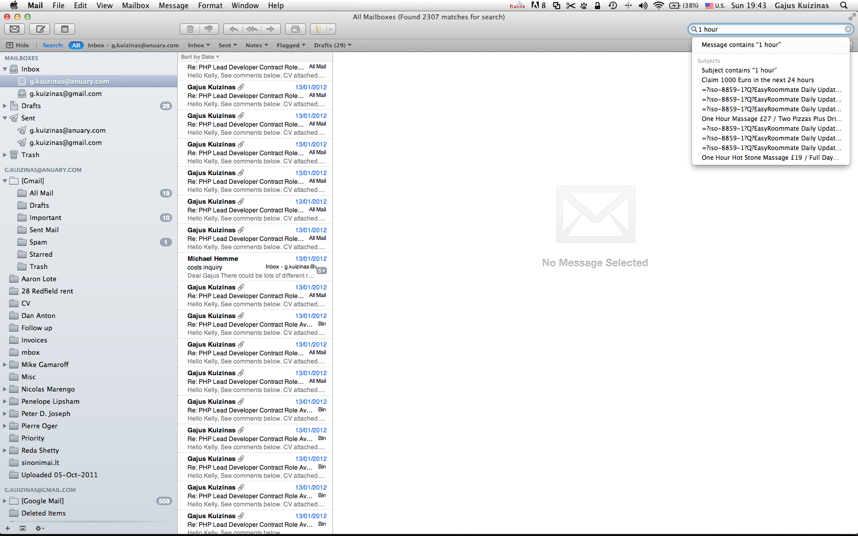 Export email from apple mail